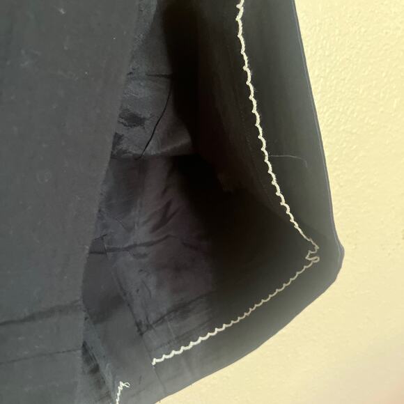 NEW Anthropologie Leifnotes black giraffe embroidered skirt - Picture 6 of 8